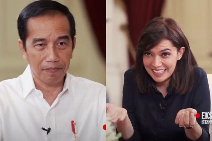 CHUTOGEL – Najwa Shihab Sindir Jokowi, Sebut Mantan Presiden Nebeng