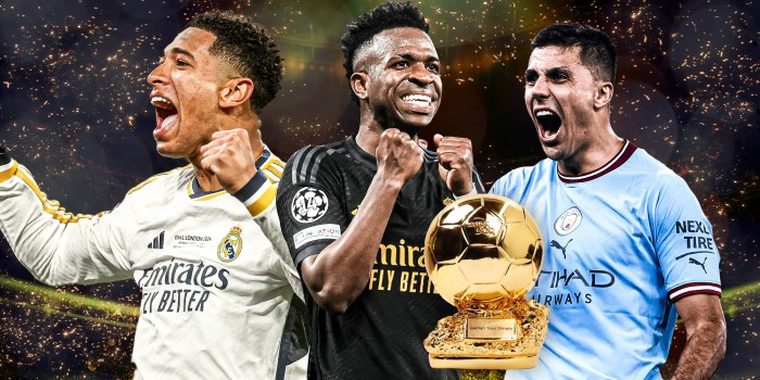 CHUTOGEL – Daftar Peringkat Ballon dOr 2024: Rodri Ungguli Vinicius