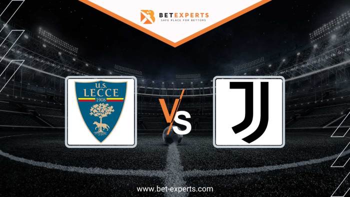 CHUTOGEL Lecce vs Juventus:  Prediksi skor dan statistik pertandingan Serie A